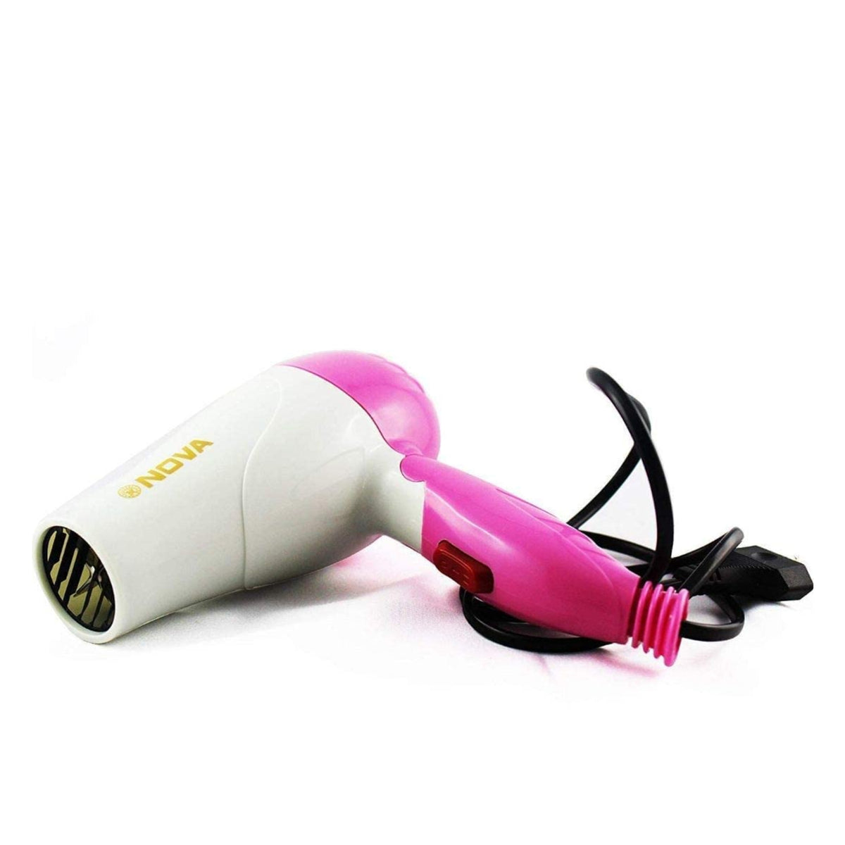Nova NV-1290 Foldable Hair Dryer | 1000W Hot Air Styling & Quick Drying Machine