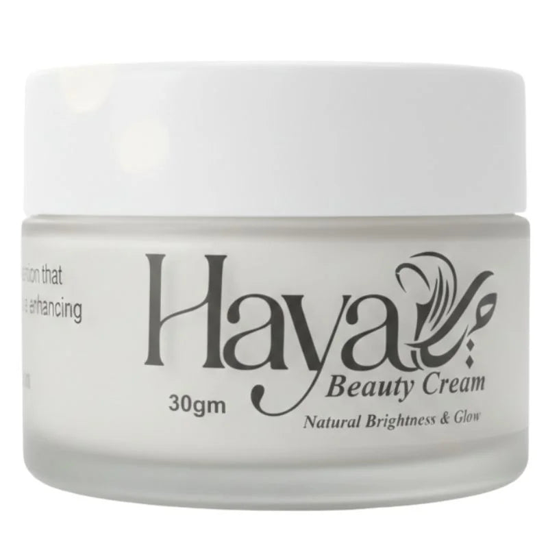 Haya Herbal Beauty Cream 30gm | Brightening & Glow Formula for Radiant Skin