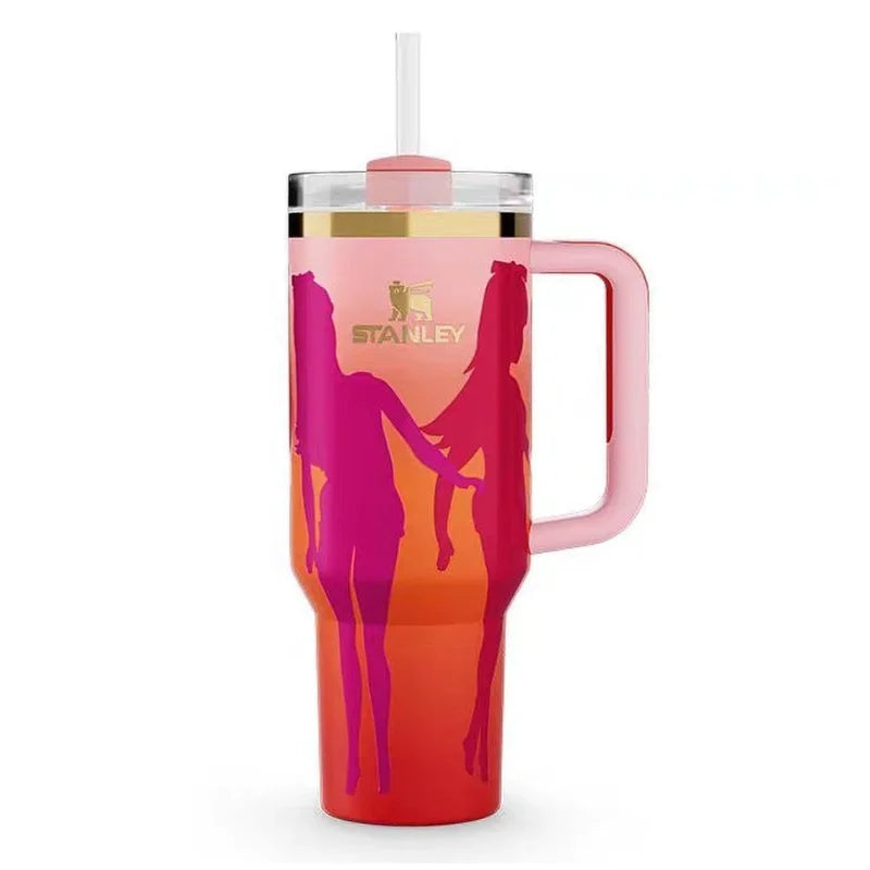 Pink Barbie Stanlay Tumbler | H2.0 Tumbler 1.18L Limited Edition Double Wall Vacuum Insulated
