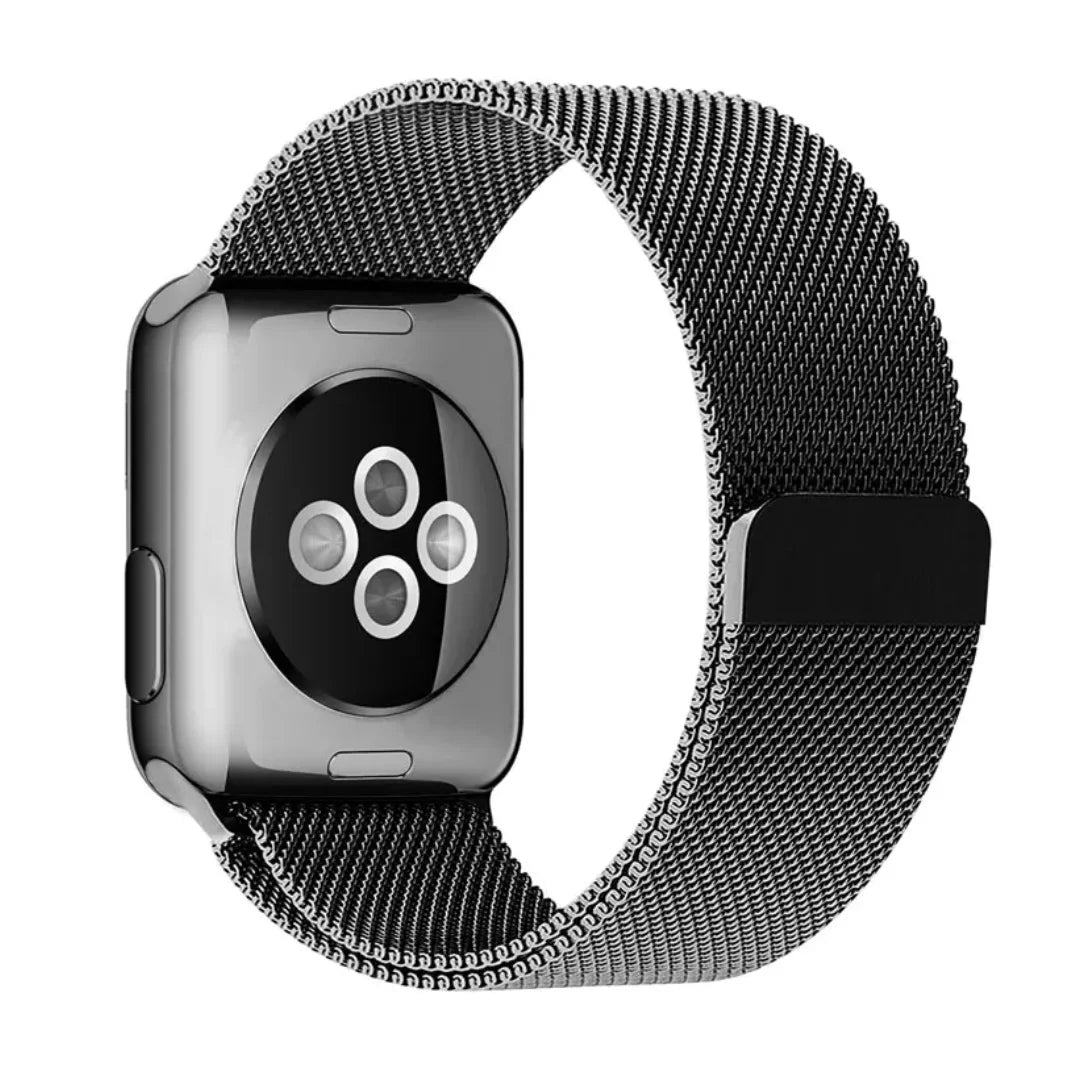 Grey Milanese Magnetic Loop Strap for Apple Watch | Stainless Steel Band  | 42mm / 44mm / 45mm