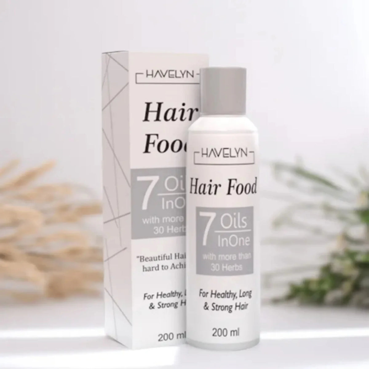 Havelyn Hair Food Oil 200ml | 7 Oils & 30+ Herbal Extracts for Strong & Healthy Hair