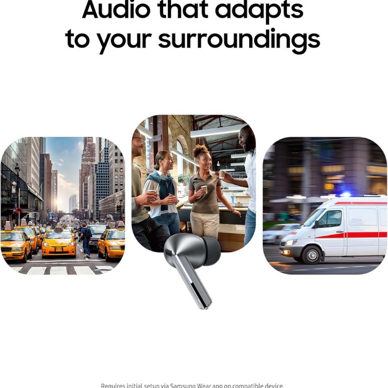 Buds 3 Pro-Style | WHITE | ANC Wireless Bluetooth Earbuds with Adaptive AI & Immersive Sound