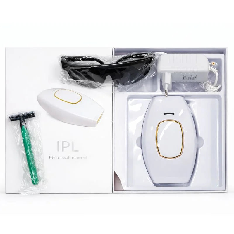 IPL Laser Hair Removal Device  | Permanent Hair Reduction Epilator | Painless Body Hair Remover