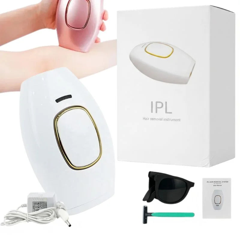 IPL Laser Hair Removal Device  | Permanent Hair Reduction Epilator | Painless Body Hair Remover