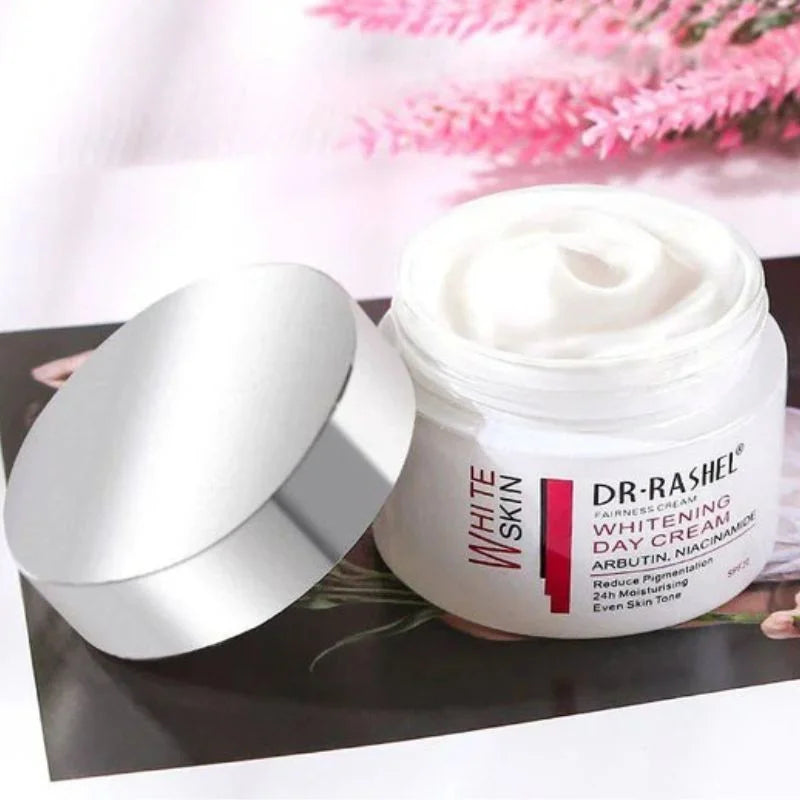 Dr. Rashel Fairness Whitening DAY Cream | Brightening & Hydrating Formula with Arbutin & Niacinamide (50g) | Imported
