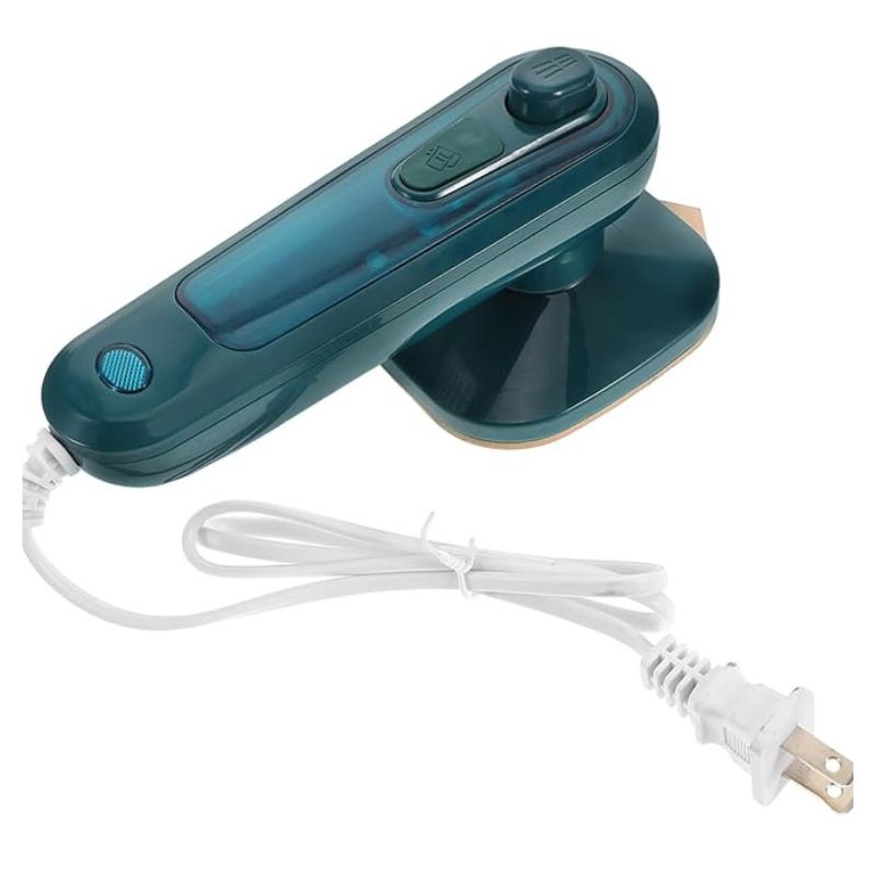 Portable Mini Steam Iron | Handheld Garment Steamer Wrinkle Remover Travel-Friendly