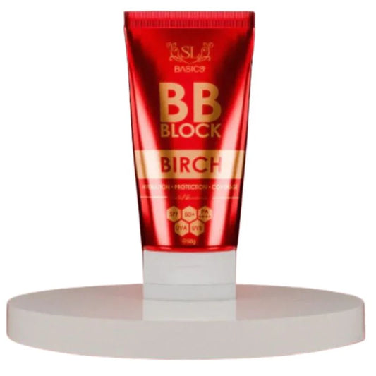 SL Basics BB Block SPF 50g | Tinted Sunscreen with Vitamin E, Lotus & Niacinamide
