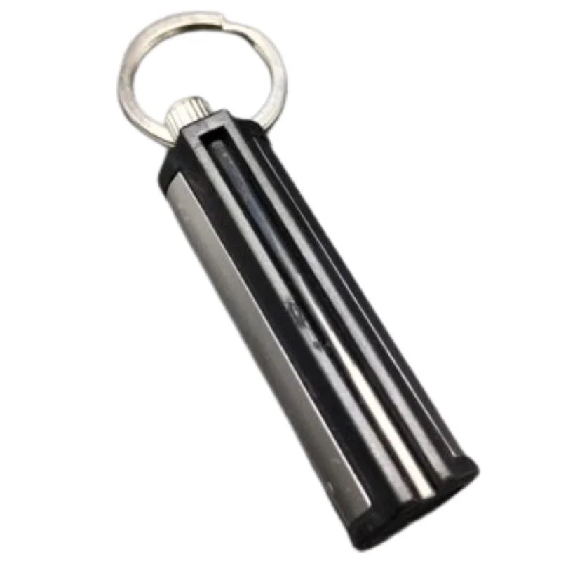 Permanent Match Striker Flint Stone Lighter with Keychain | Waterproof Survival Matchstick for Smoking & Outdoor Use