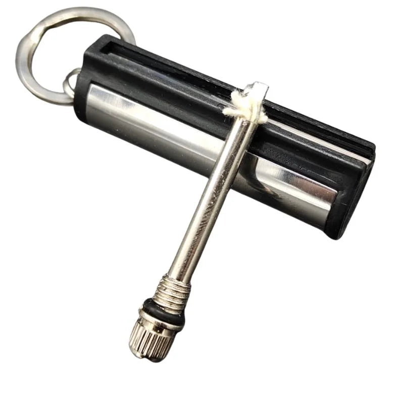 Permanent Match Striker Flint Stone Lighter with Keychain | Waterproof Survival Matchstick for Smoking & Outdoor Use