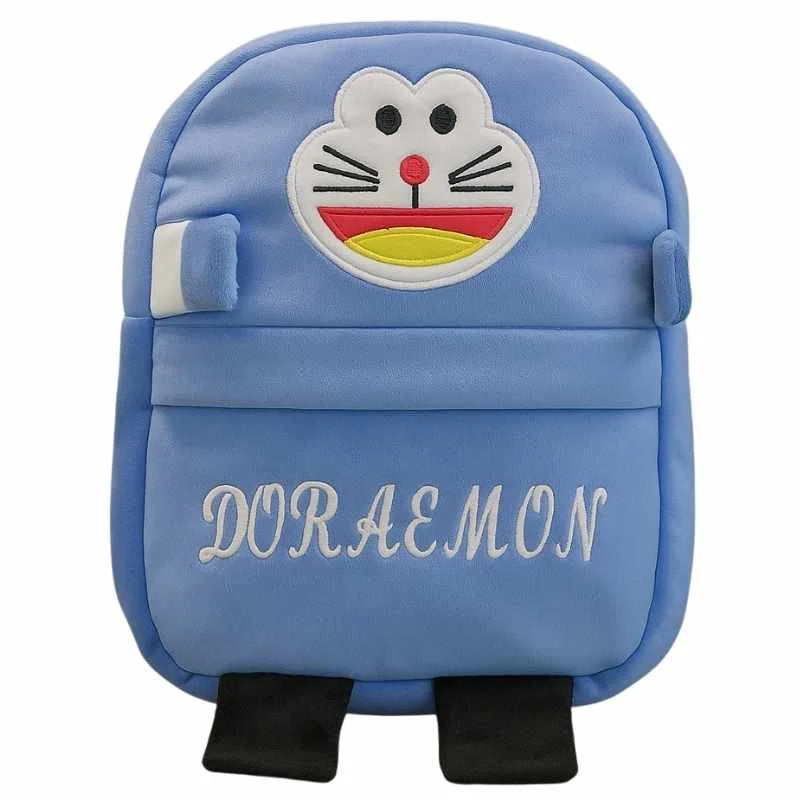 Cute Plush Blue Robot Cat Character Backpack | Stuffed School Bag & Gift for Kids