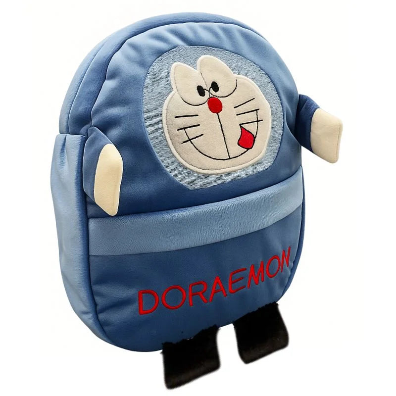 Cute Plush Blue Robot Cat Character Backpack | Stuffed School Bag & Gift for Kids
