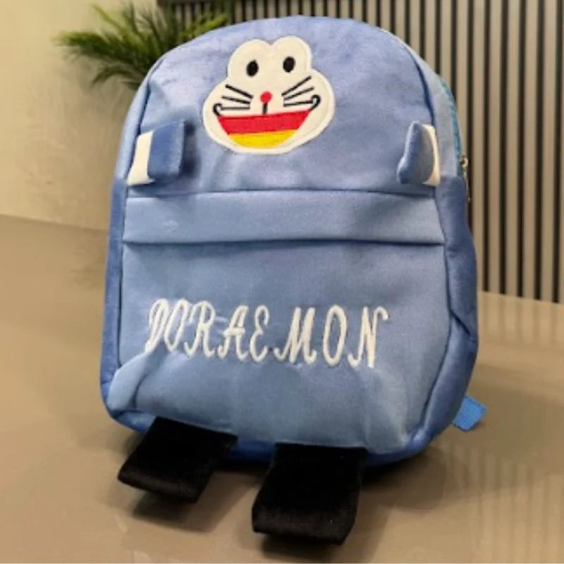 Cute Plush Blue Robot Cat Character Backpack | Stuffed School Bag & Gift for Kids