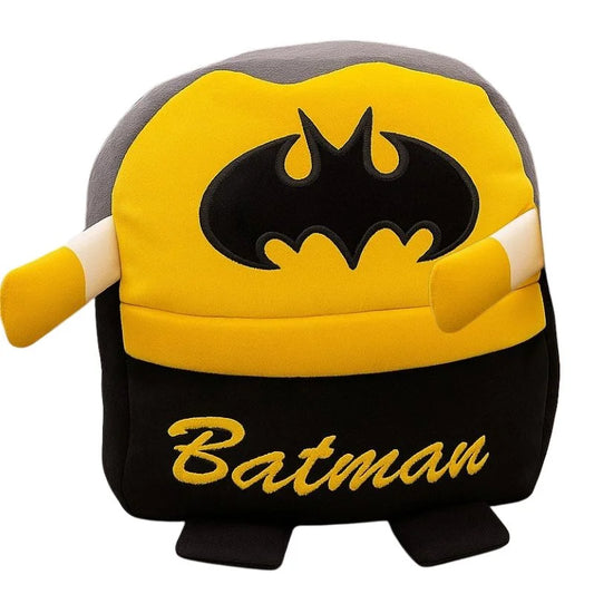 Cute Plush Superhero Character Backpack | Stuffed School Bag & Gift for Kids