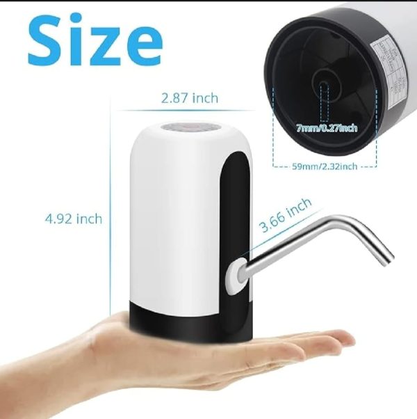 Portable Electric Automatic Water Pump & Dispenser | USB Rechargeable, Hygienic, Easy-to-Use